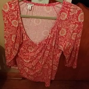 Loose fitting blouse